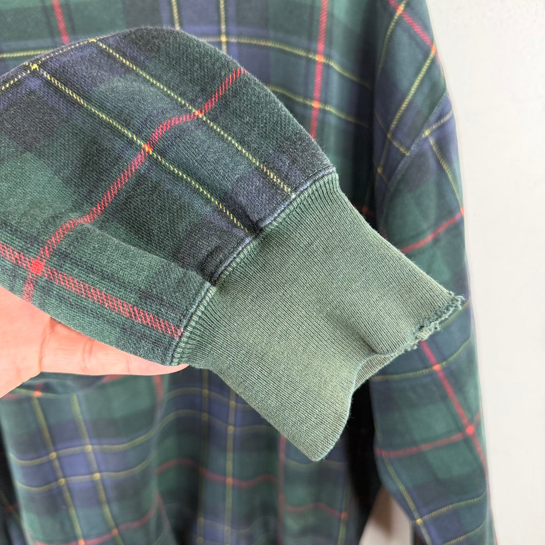 Ralph Lauren Polo Plaid Crest Crewneck