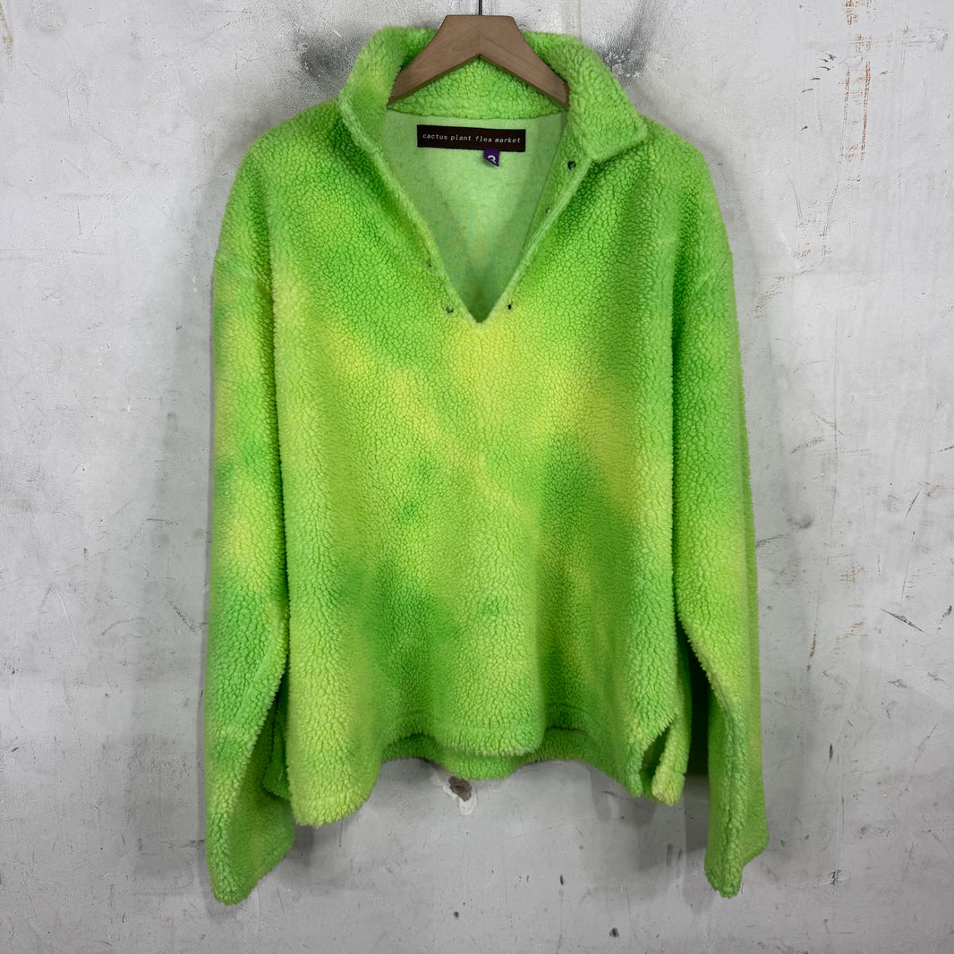 CPFM Lime Cowboy Fleece Pullover