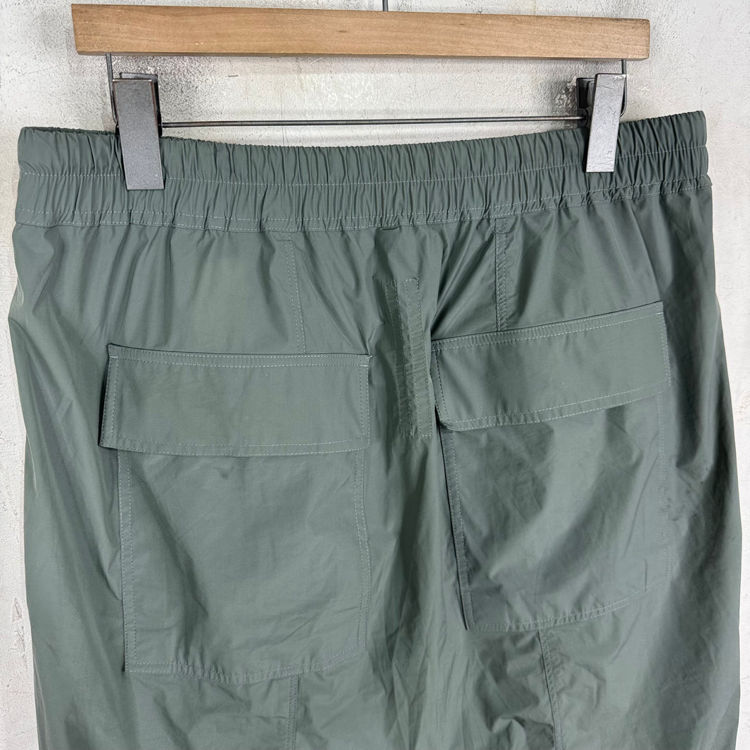Rick Owens  Dirt Sage Dropcrotch Nylon Shorts