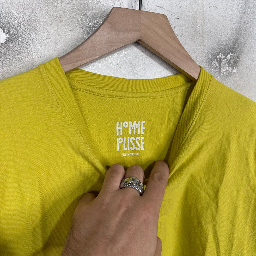 Issey Miyake Homme Plisse Yellow S/S T-Shirt