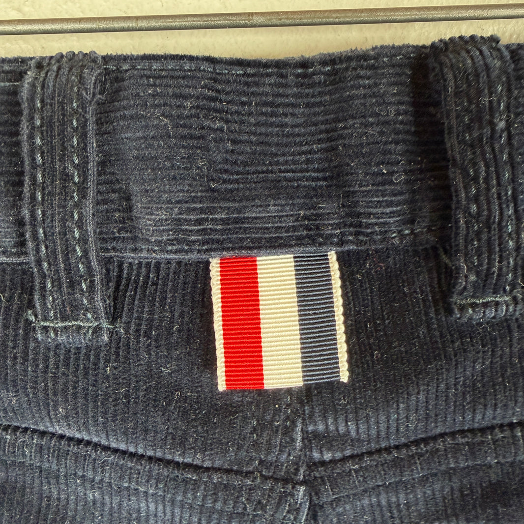 Thom Browne Navy Corduroy Trousers