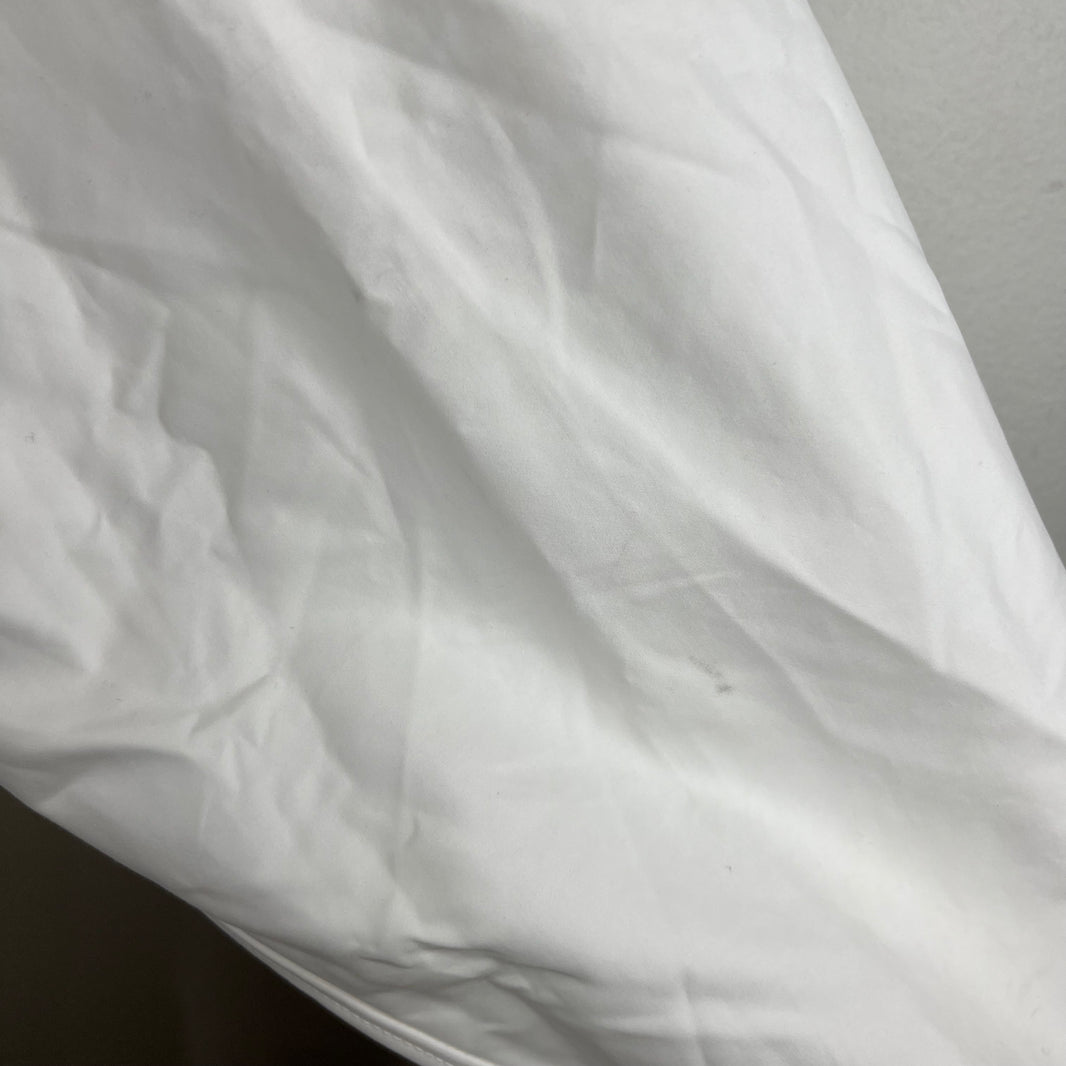 Balenciaga White Cocoon Snap Button LS Shirt