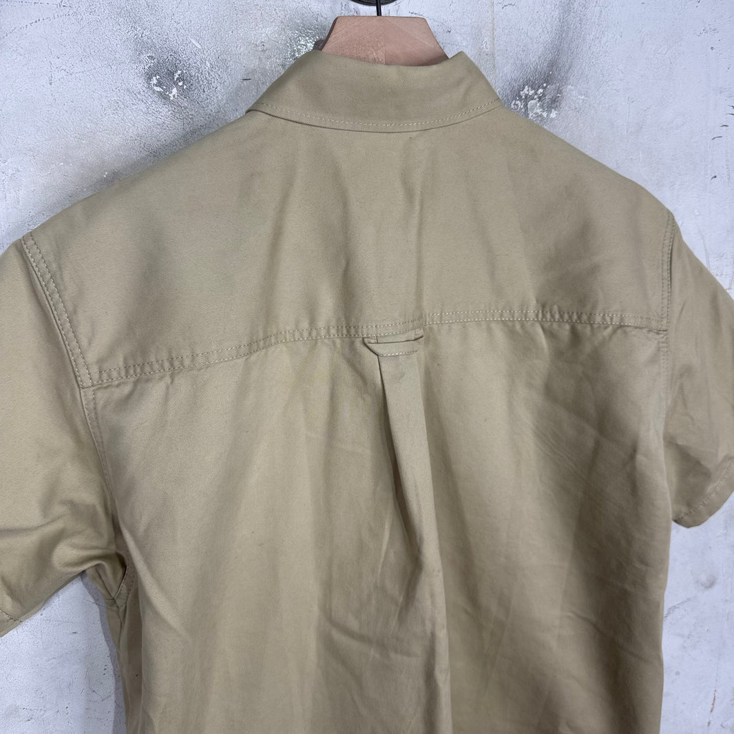 Gosha Rubchinskiy Boxy Heavy Canvas Work Shirt