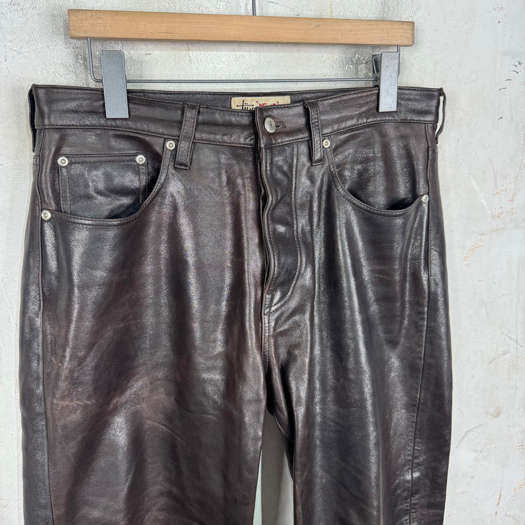 Stussy Big Ol' Brown Leathers