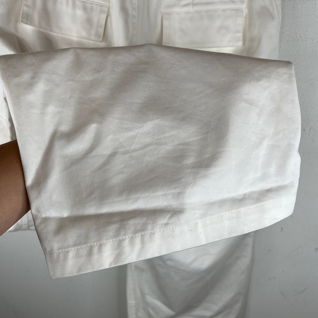 Balenciaga White Kick Knee Cargo Trousers