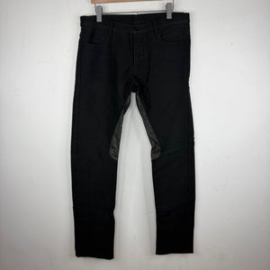 Rick Owens Moleskin Leather Back Pants