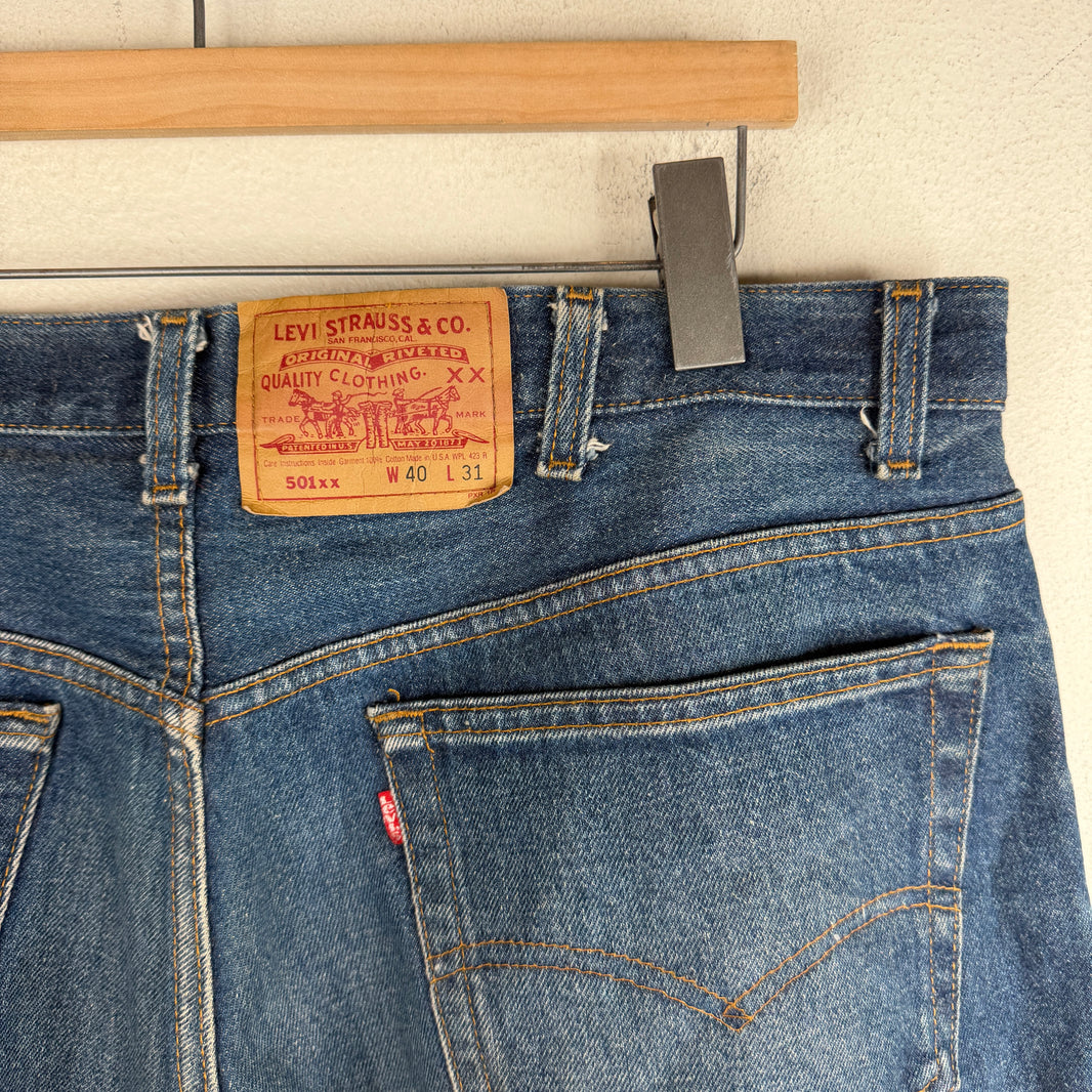 Vintage Levi's 501xx Dark Blue Jeans