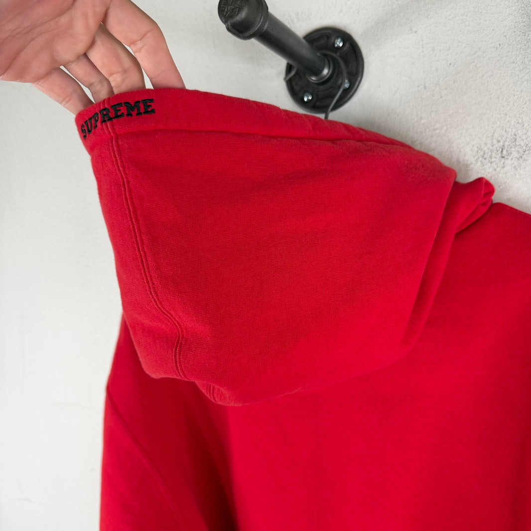 Supreme Red Salem Zip-Up Hoodie