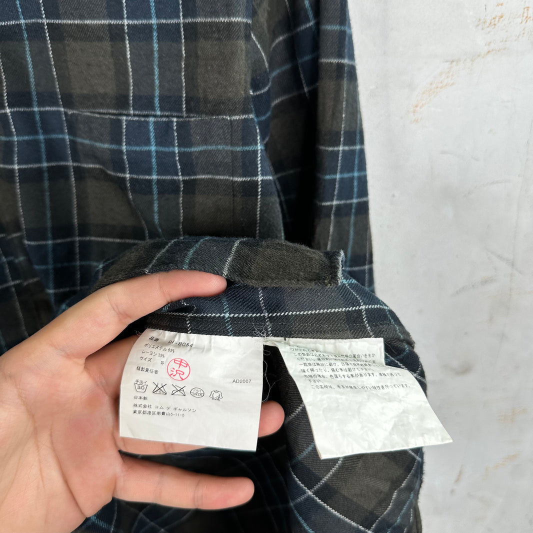 CDG Homme Plus Checkered Flannel
