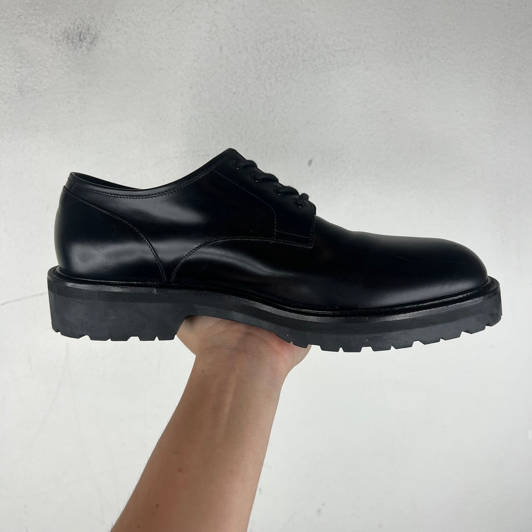 Dries Van Noten Black Leather Derby