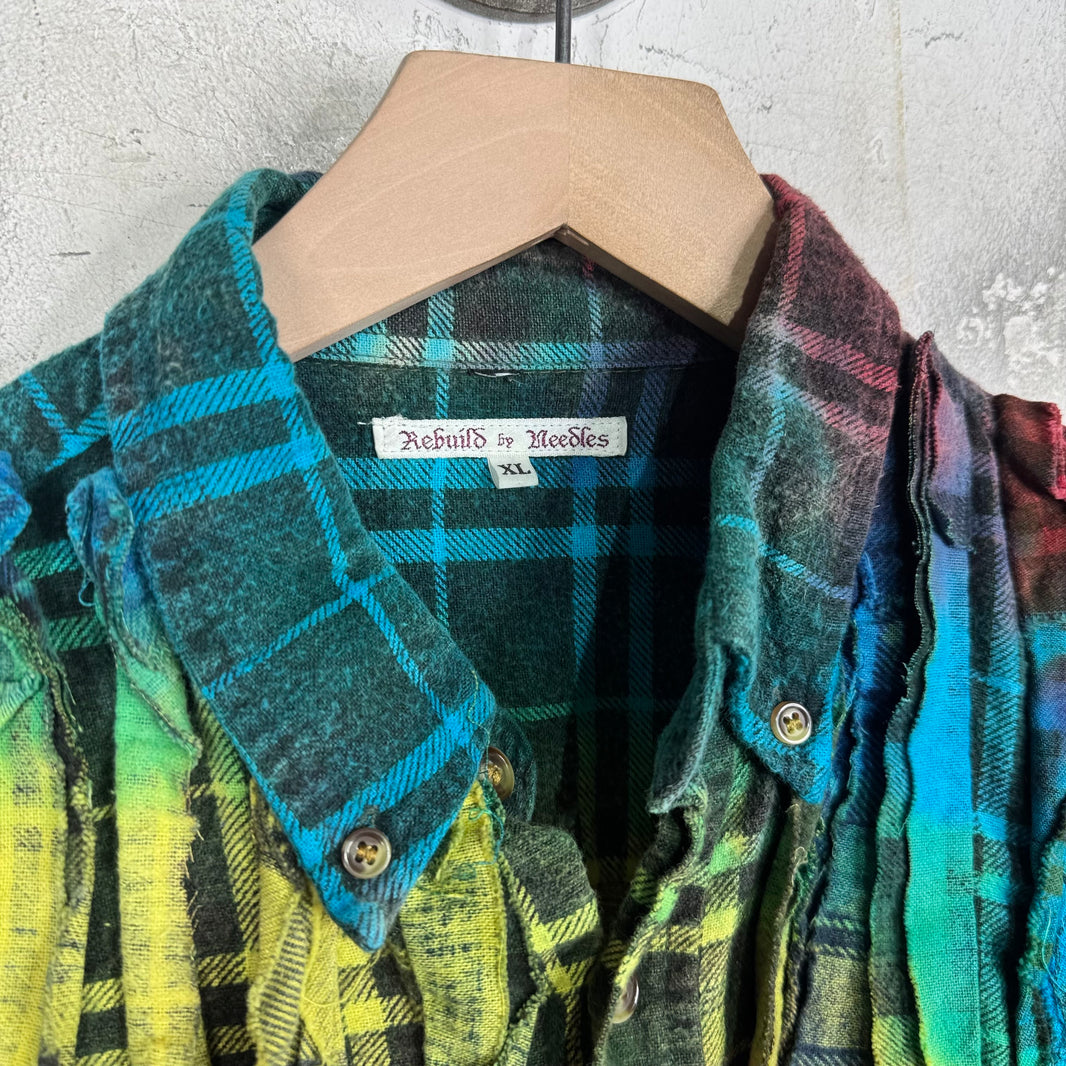 Needles Rainbow Dyed Rebuilt Flannel