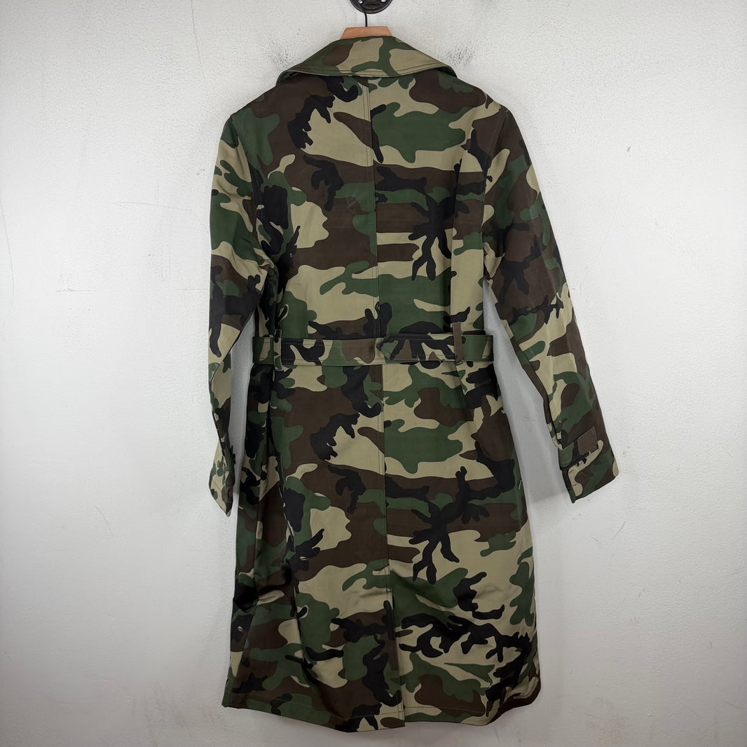 Stussy Woodland Camo Trench Coat