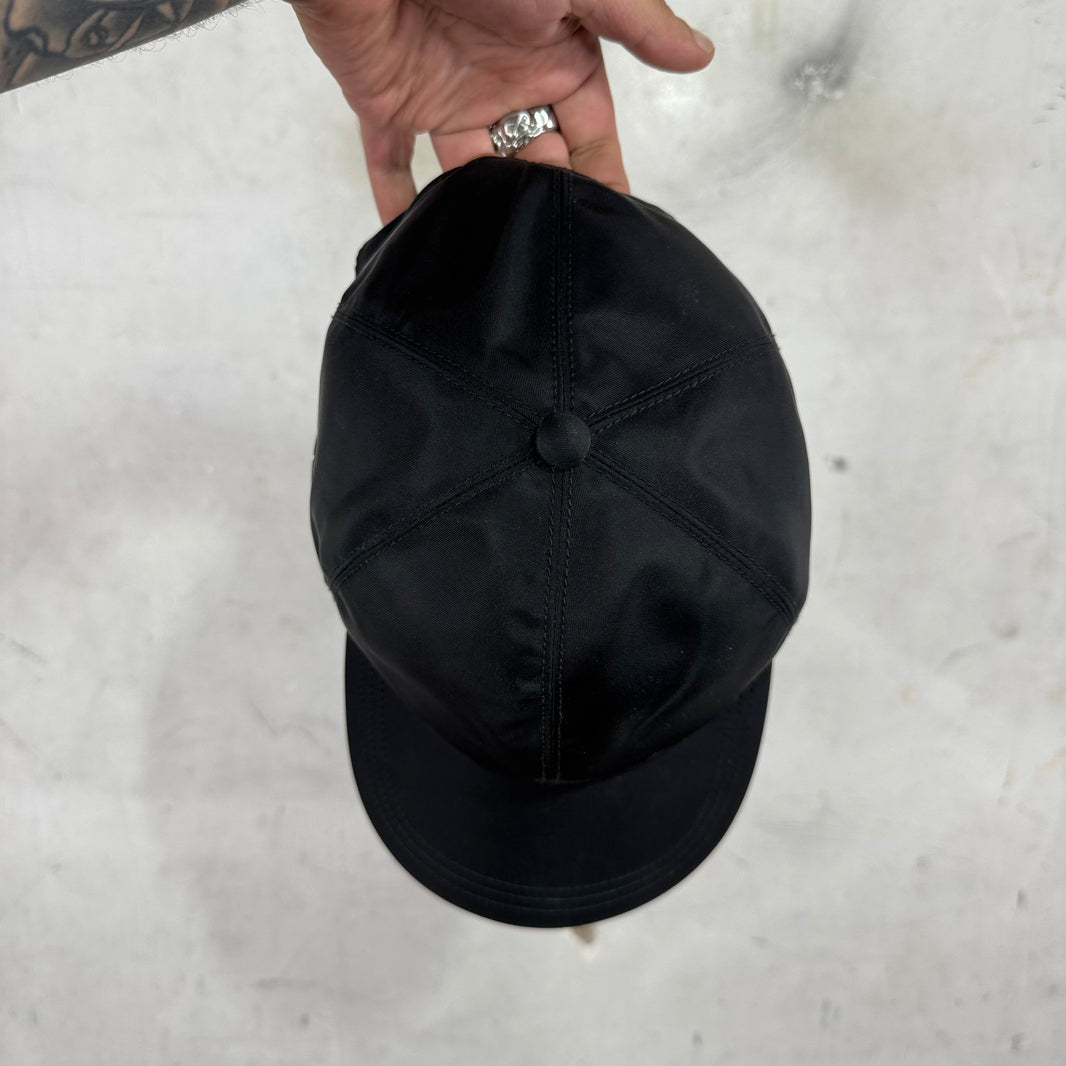 Prada Renylon Plaque Hat