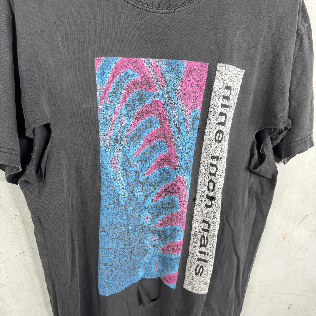 Vintage NIN Hate 1990 Reprint Smoked T-Shirt