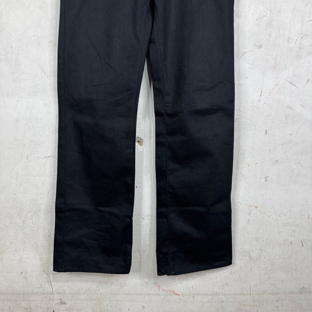 Gucci Black Raw Horsebit Jeans