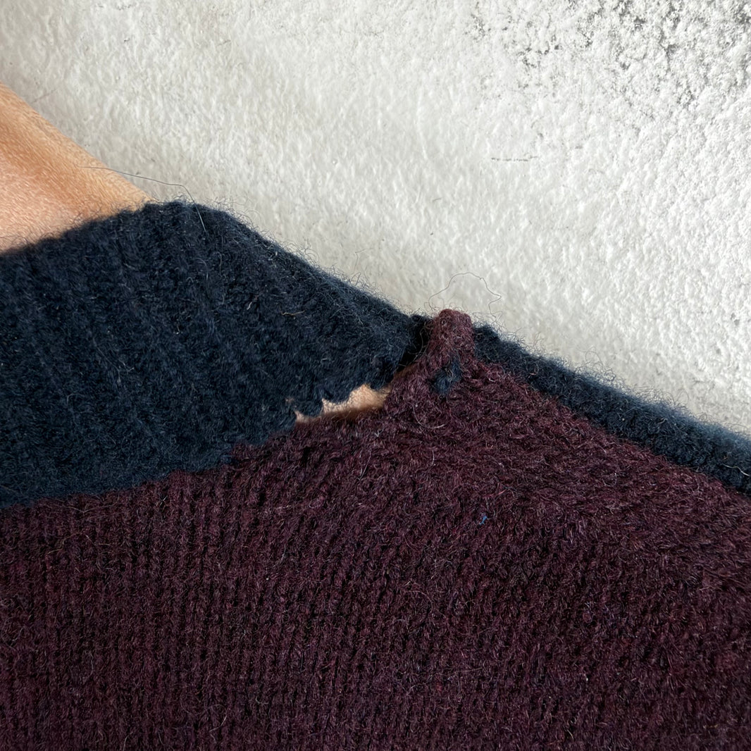 Celine Colorblock Knit Sweater