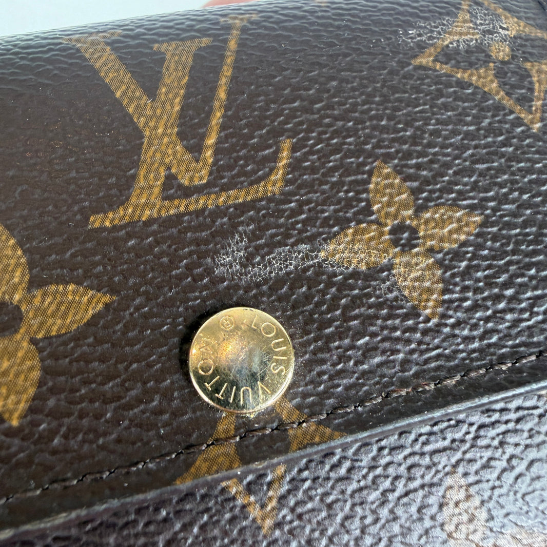 Louis Vuitton Monogram Snap Button Key Holder