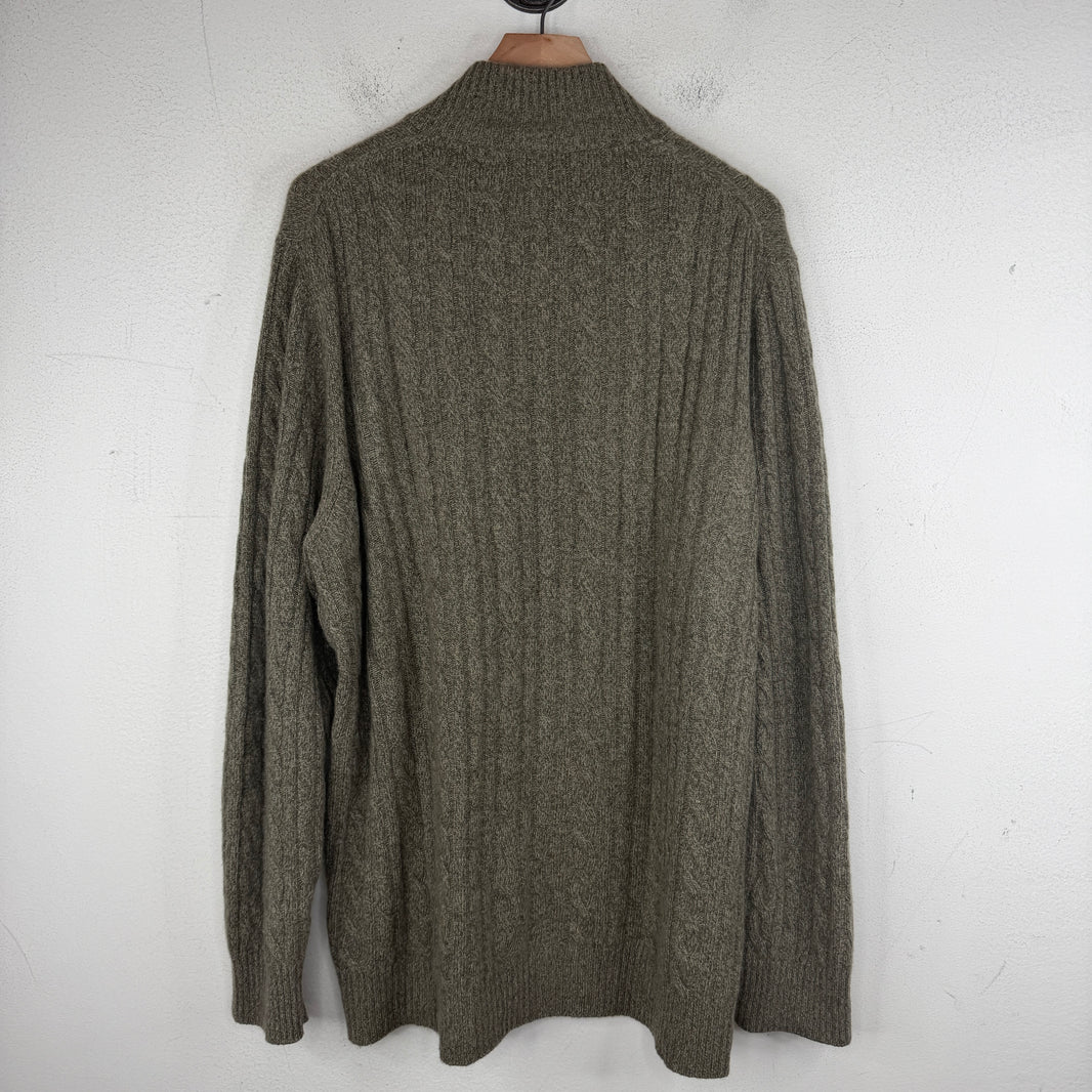 Loro Piana Baby Cashmere Quarter Zip Sweater