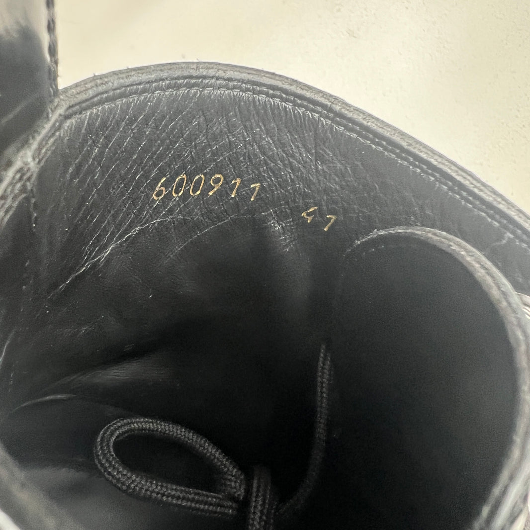 Balenciaga Croc Leather Strike Boots