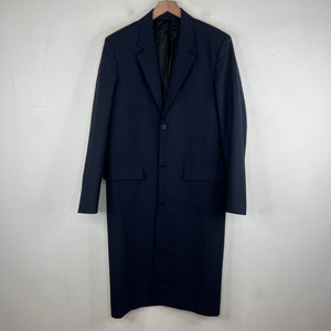 Balenciaga Checkered Single Breasted Trench Coat