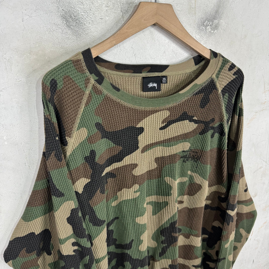 Stussy Camo Logo Thermal