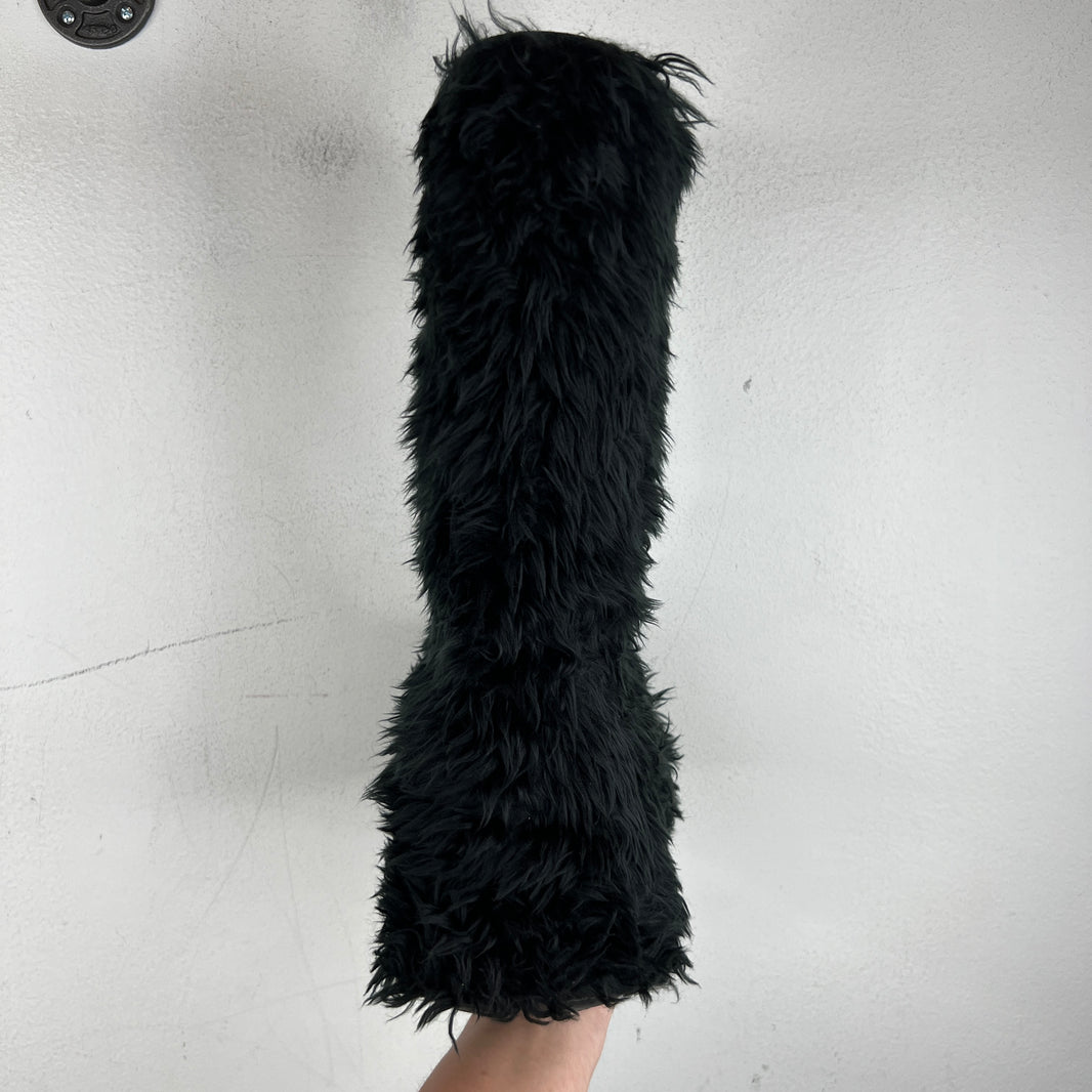Balenciaga Fur Croc Boots