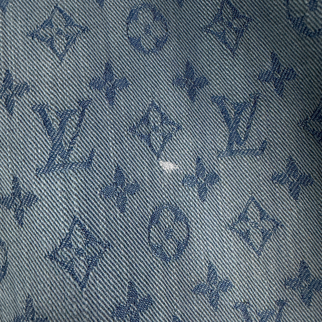 Louis Vuitton Slim Blue Monogram Jeans