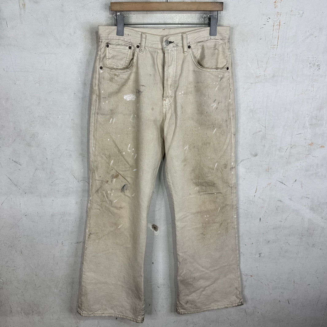 Acne Studios 2021M Trafalgar White Painter Jeans