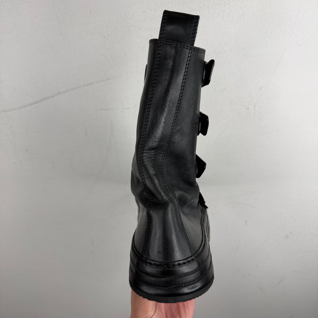 Ann Demeulemeester Multi Strap High-Top Sneakers