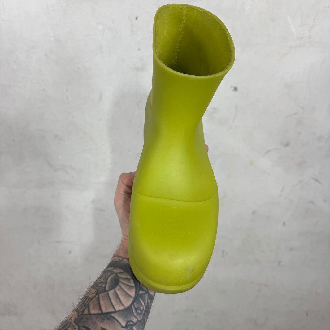 Bottega Veneta Neon Rubber Puddle Boots