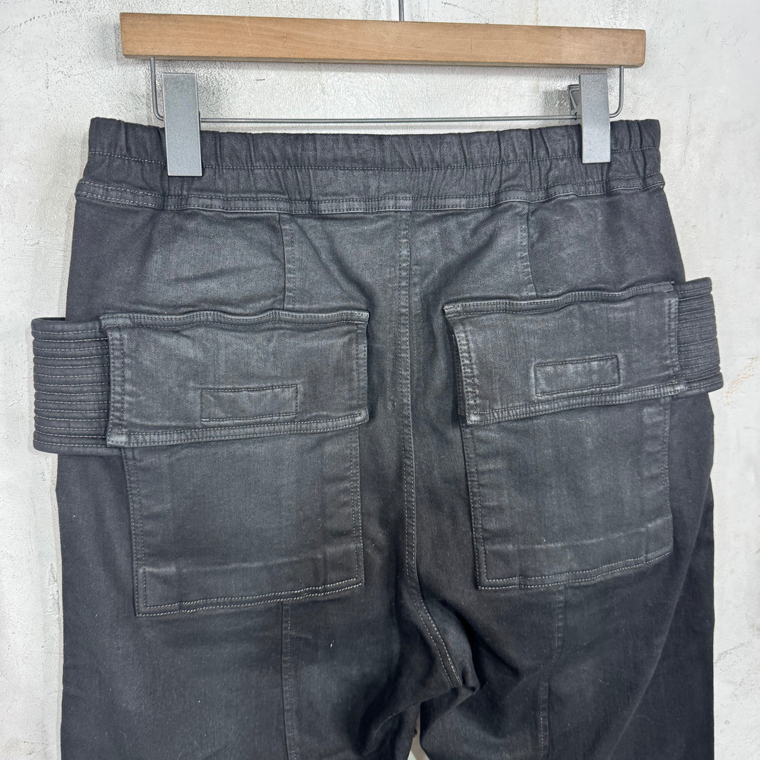 DRKSHDW Waxed Creatch Cargos