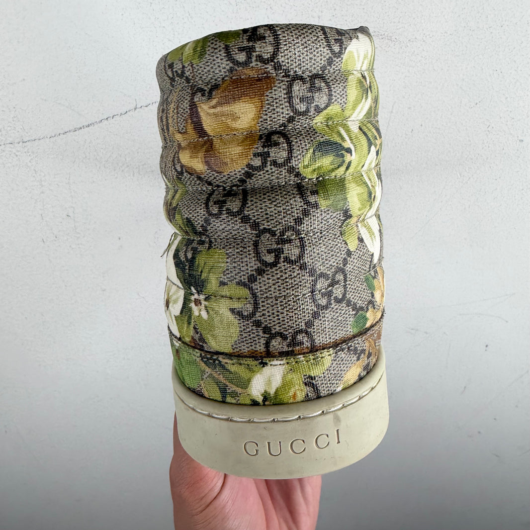 Gucci Floral Monogram Hi Top Sneakers