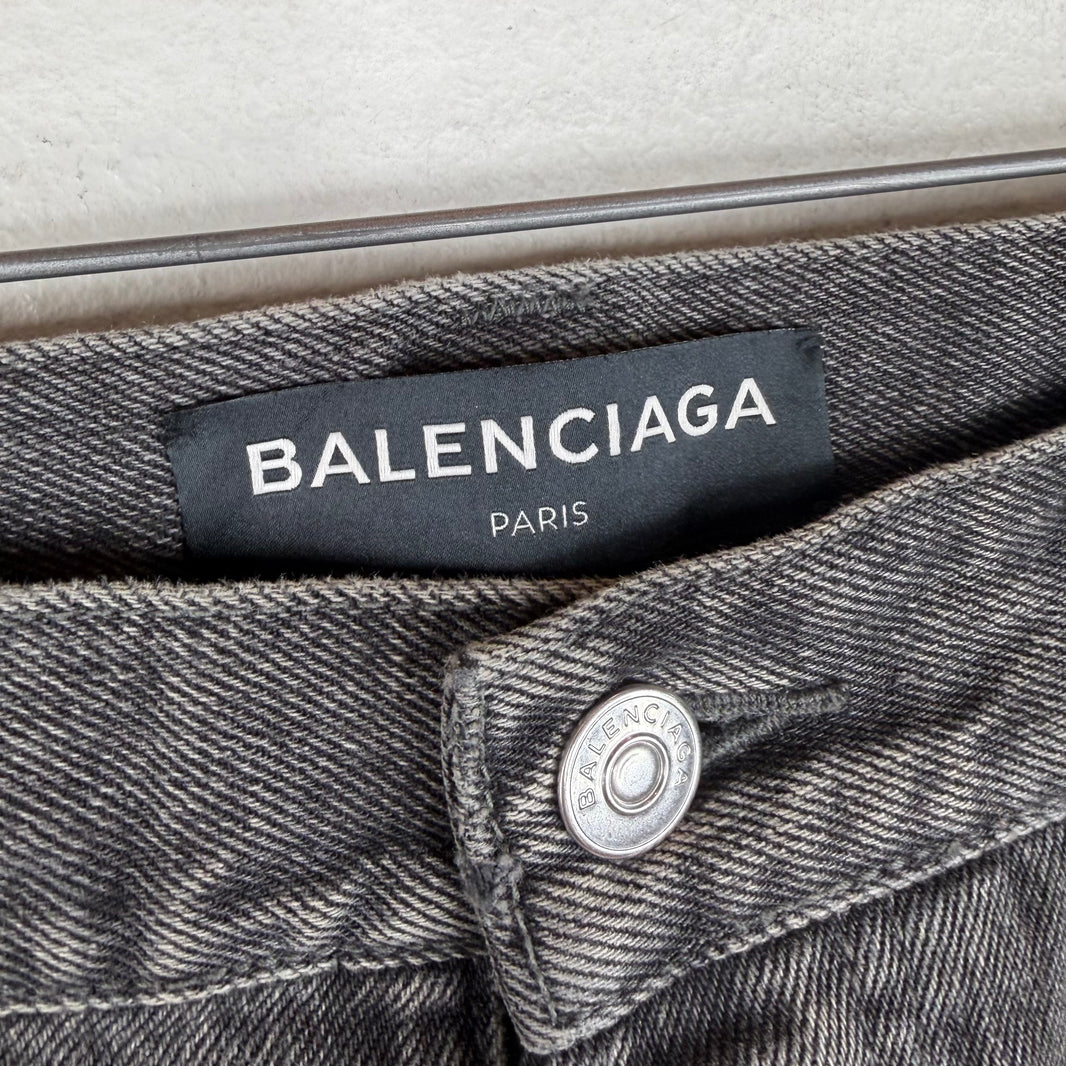 Balenciaga 3 Way Convertible Black Jeans