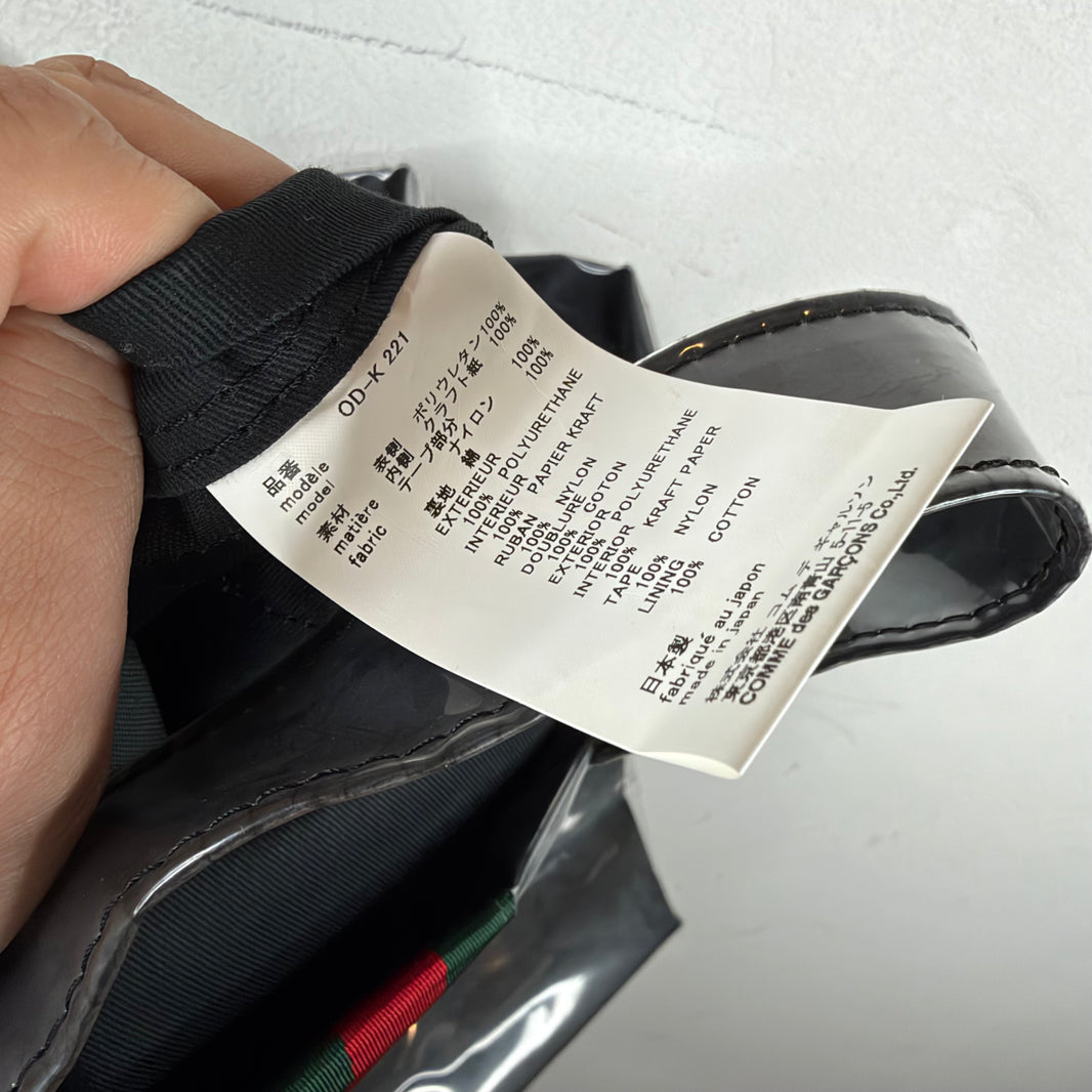 CDG Gucci PVC Tote Bag