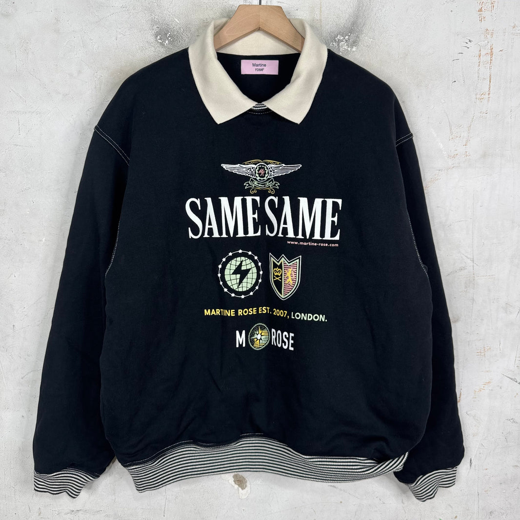 Martine Rose Same Same Collared Sweatshirt
