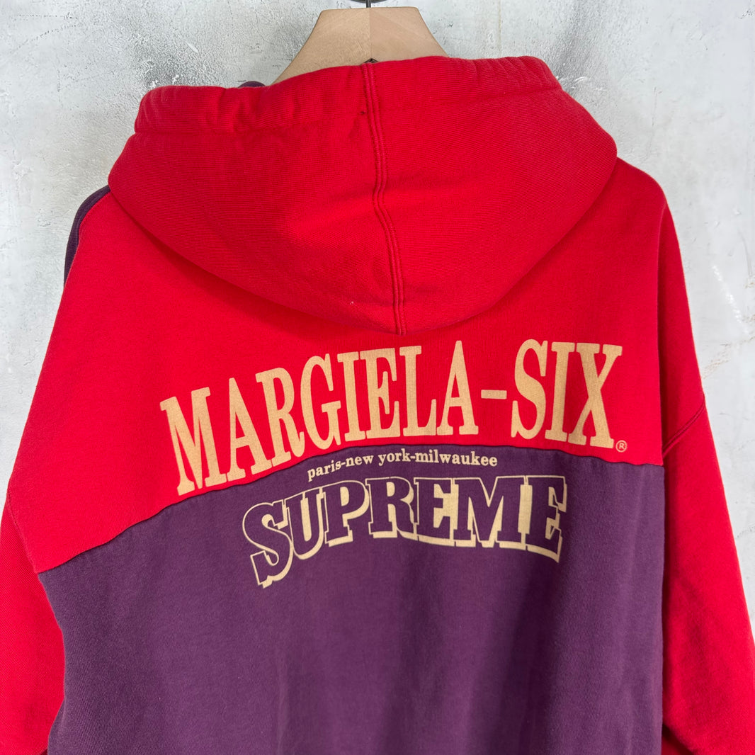 Supreme x MM6 Eagle Zip Up Hoodie