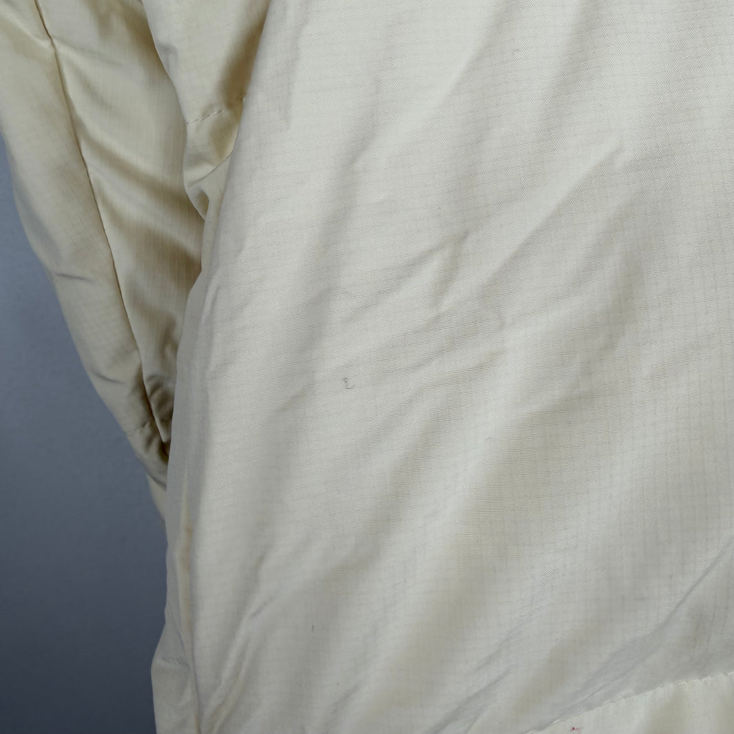 Jil Sander Cream Zip Puffer Jacket