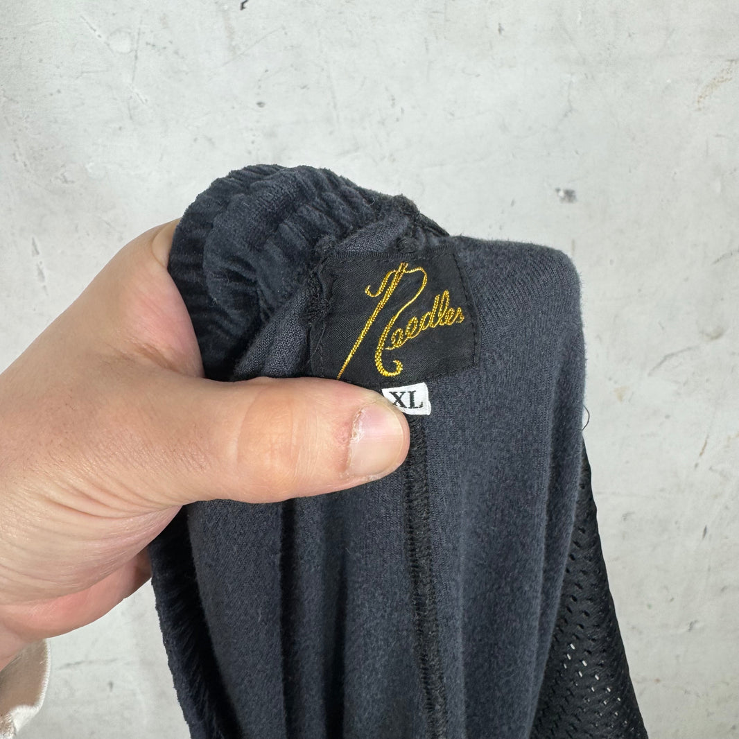 Needles Black Velvet Track Pants