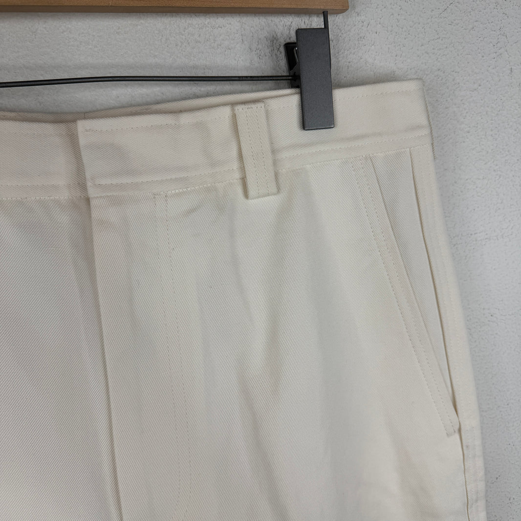 Zegna White Baggy Trousers