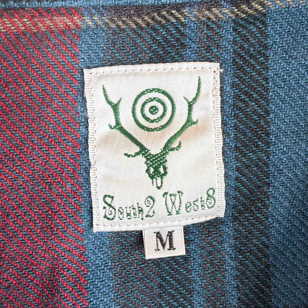 South2West8 Red/Blue Flannel Shirt