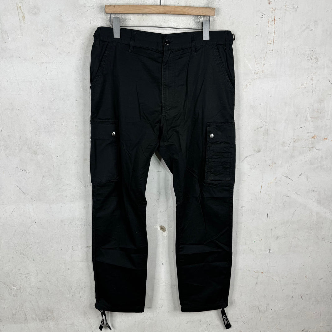 Celine Logo Drawstring Cargo Pants