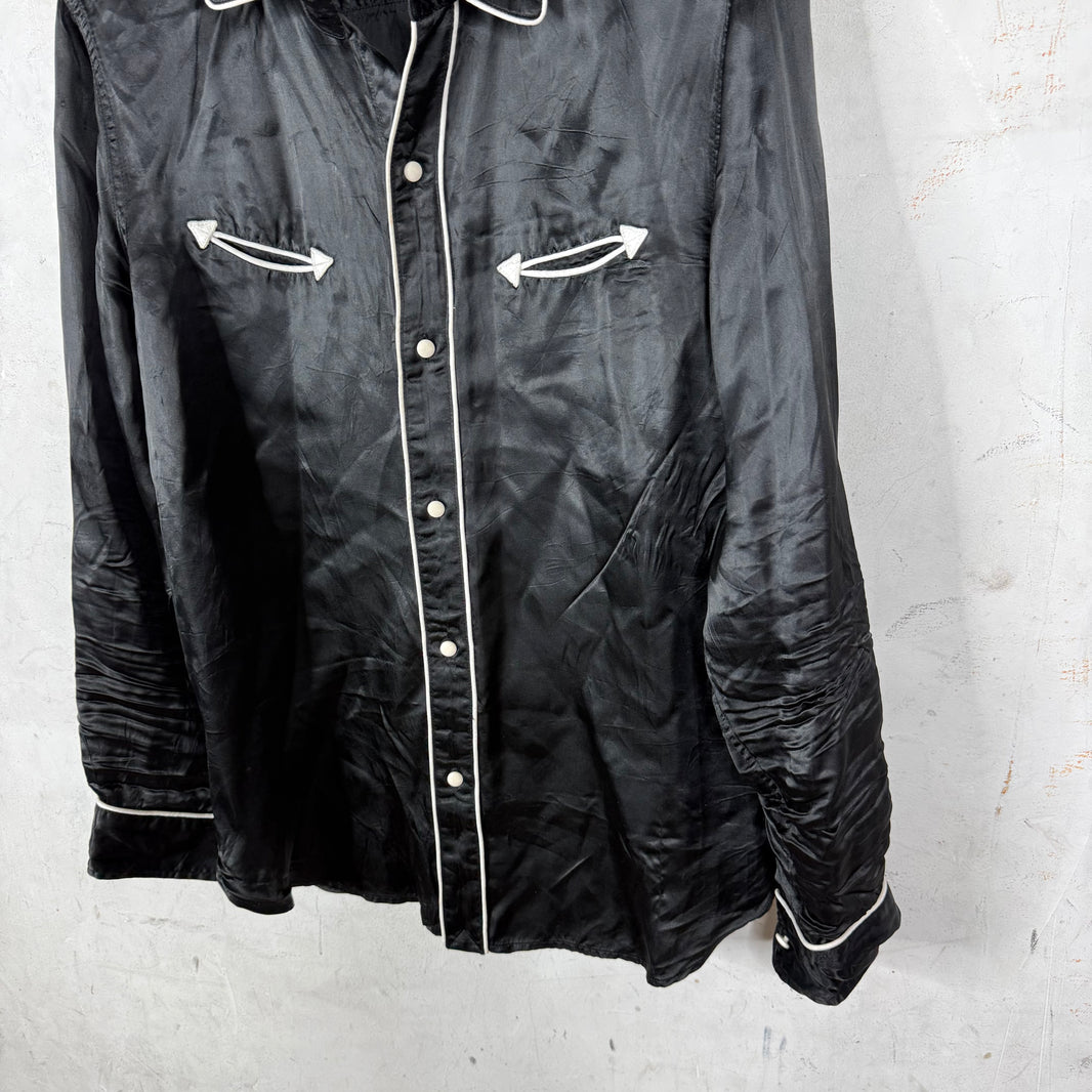 Supreme Silk Western Shirt Black