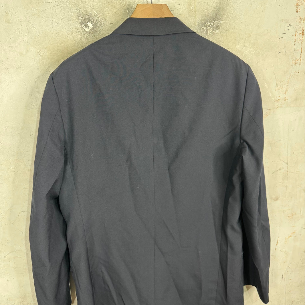 Issey Miyake Navy 3 Button Blazer