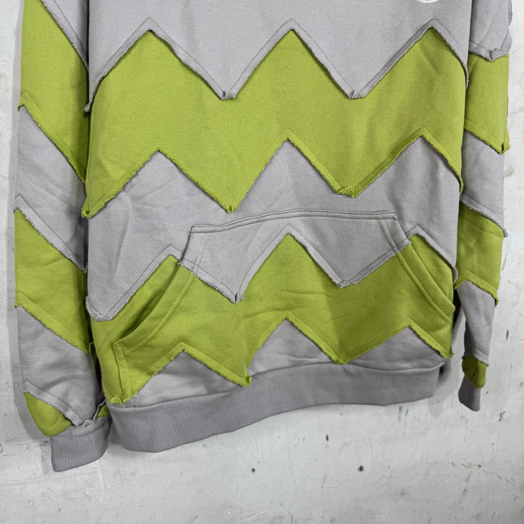 Sicko Zig Zag Patchwork Hoodie