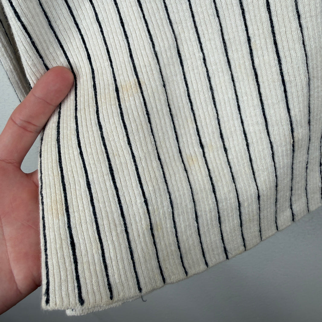 Bottega Veneta Striped Collared Sweater