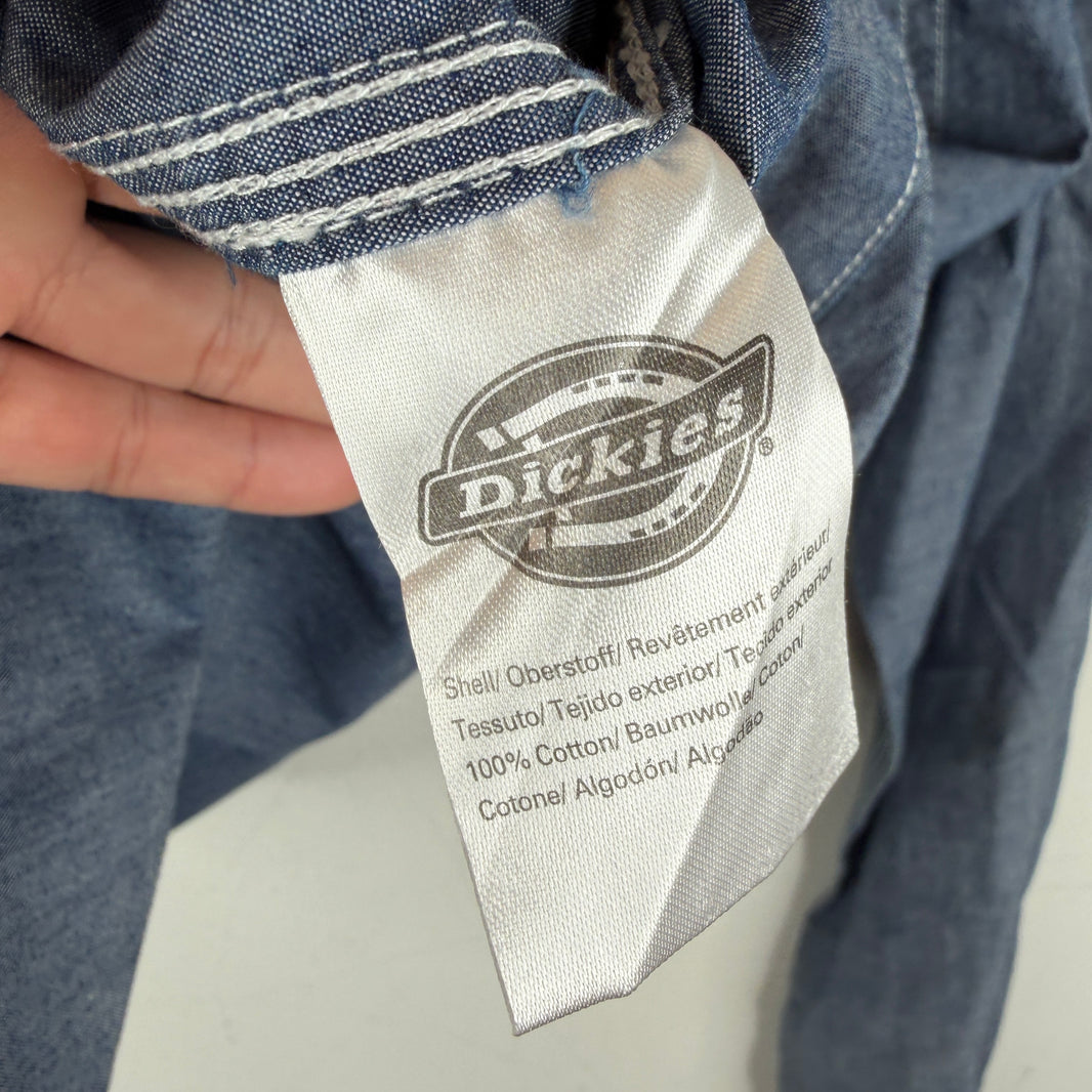Stussy Dickies Blue Chainstitch Button Up Shirt