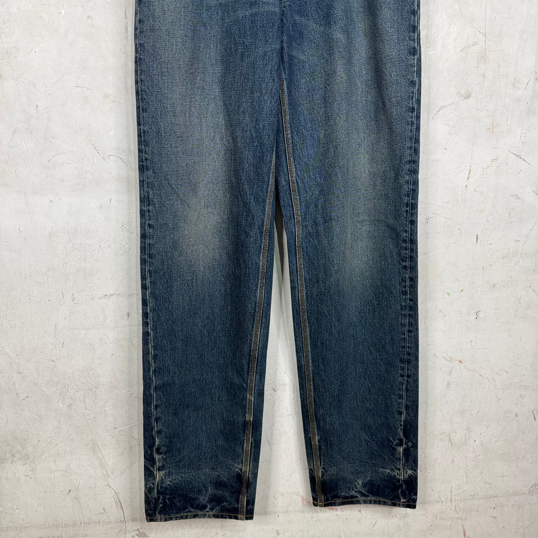 Givenchy Sample Medium Wash Straight Leg Jeans