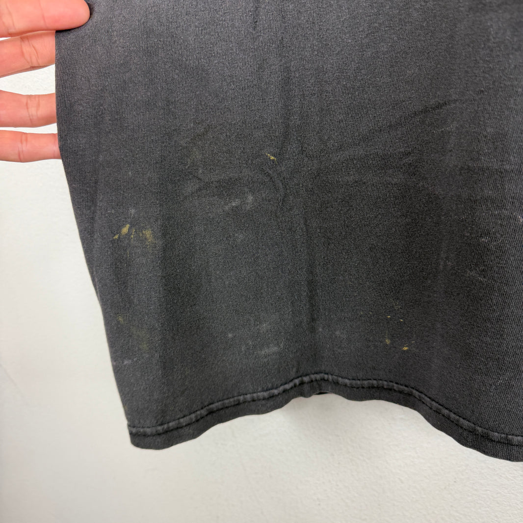 Vintage Smoked Paint Splattered Camel Pocket T-Shirt