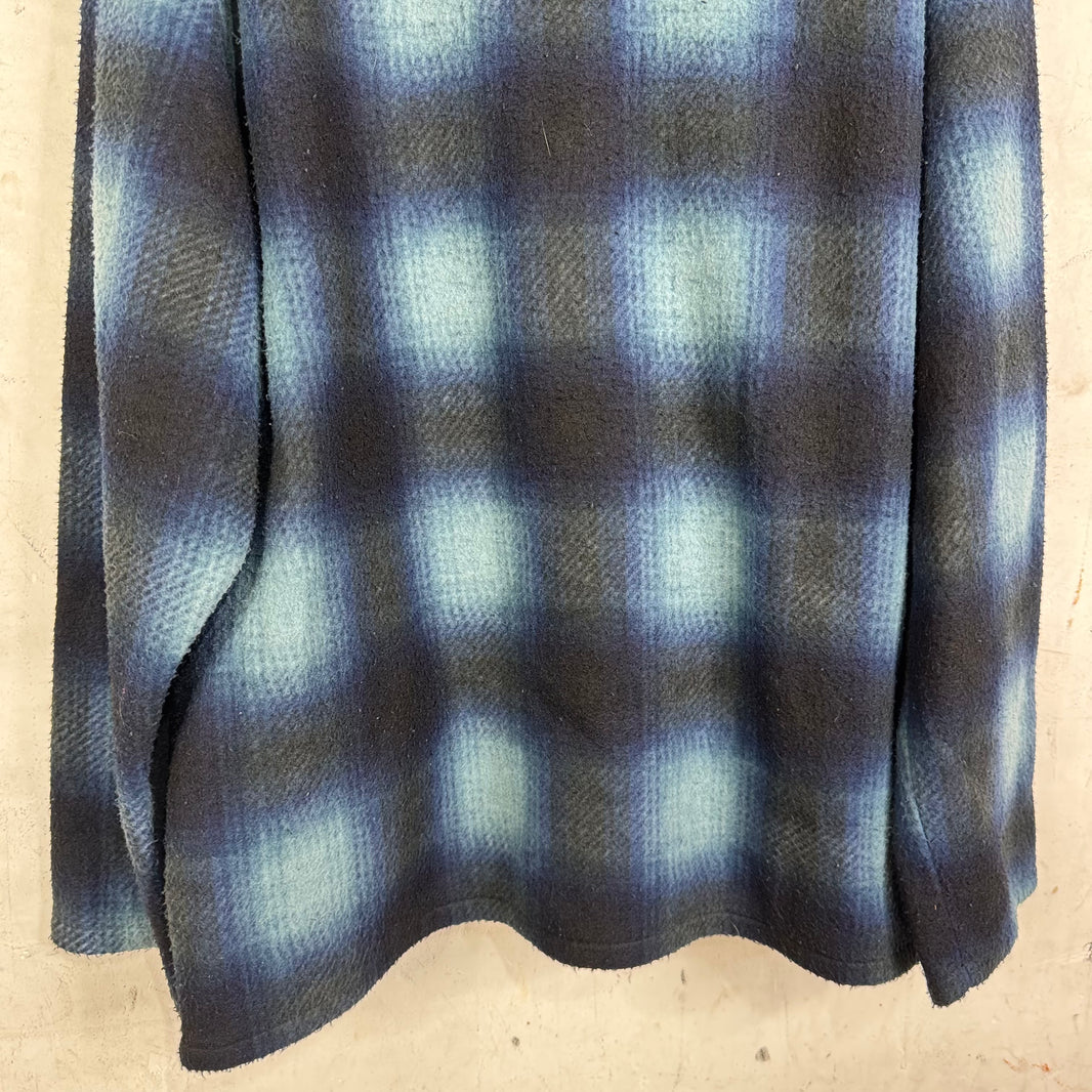 Supreme Navy Shadow Plaid Flannel