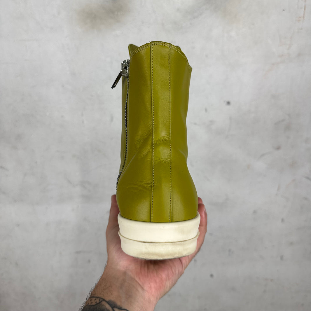 Rick Owens Acid Leather Ramone Highs